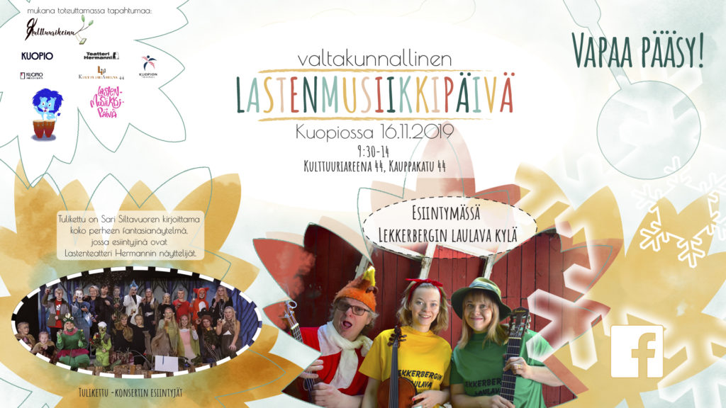Valtakunnallinen lastenmusiikkipäivä Kuopiossa